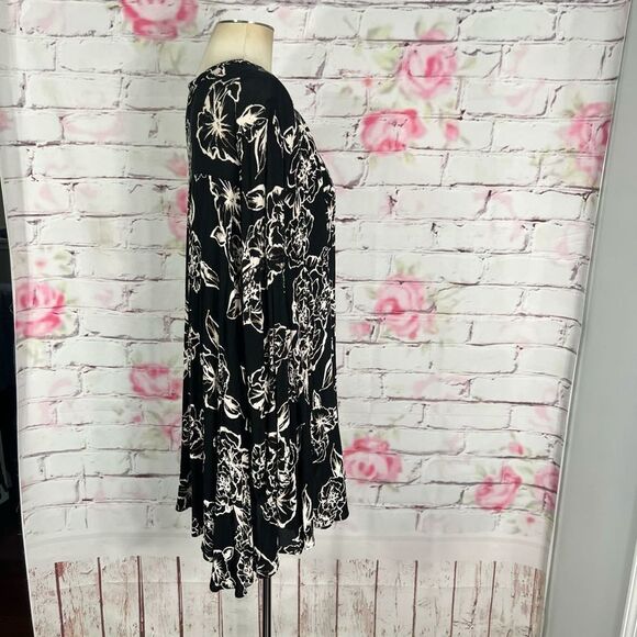 Free people long sleeve tree swing tunic mini dress - Picture 8 of 16